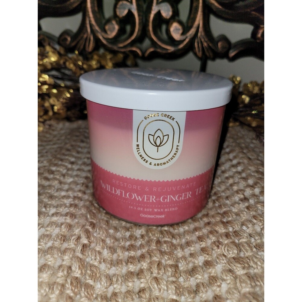 Goose Creek - Wildflower Ginger Tea 3-wick Candle Restore & Rejuvenate